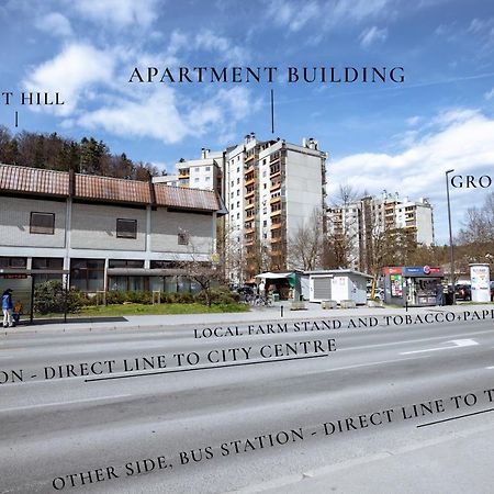 Elegant 1-Bedroom Apartment Near Hill Forest Laibach Exterior foto